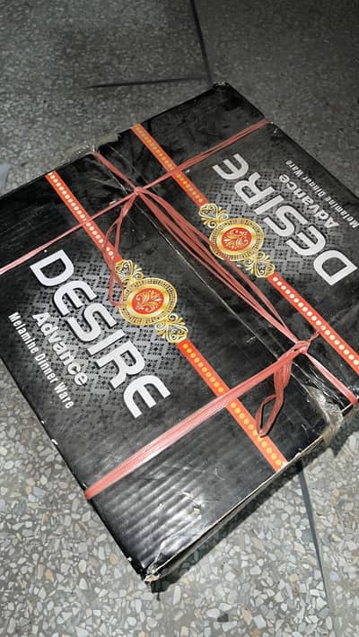 69 pieces dinner set millamine brand new box pack