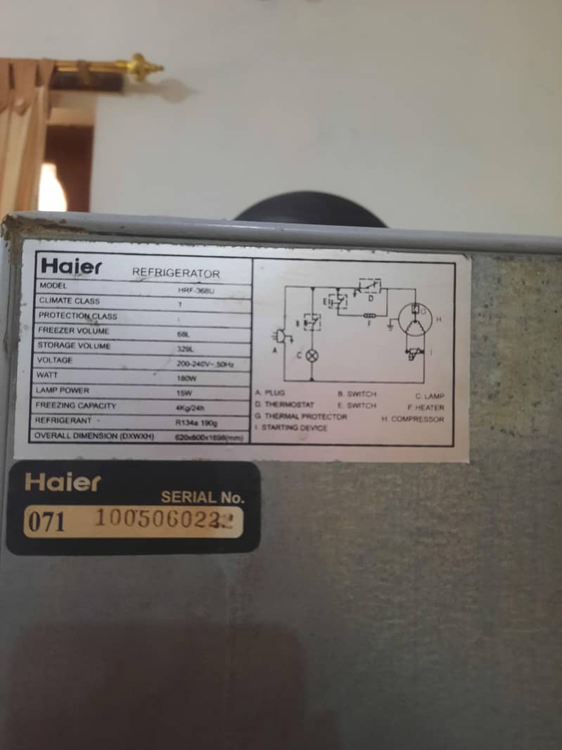 Haier Fridge 2