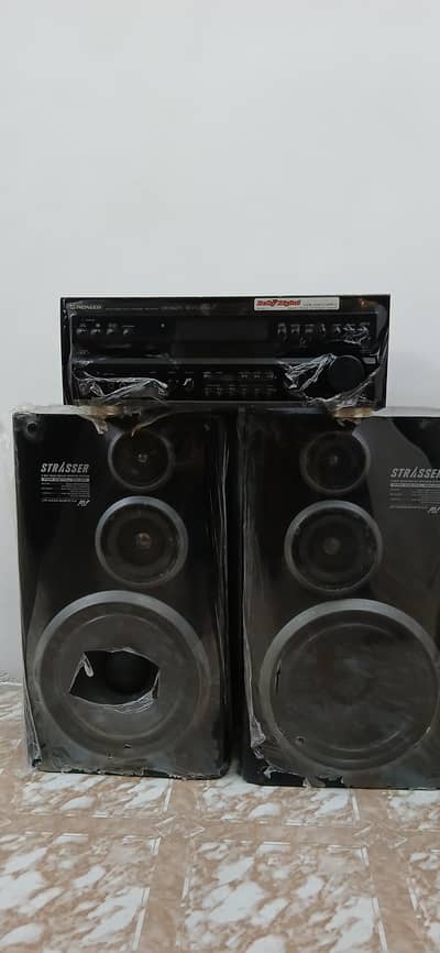 Japani Amplifier 220w With Janapi Speakers Strasser AV 8inch Heavy Bas