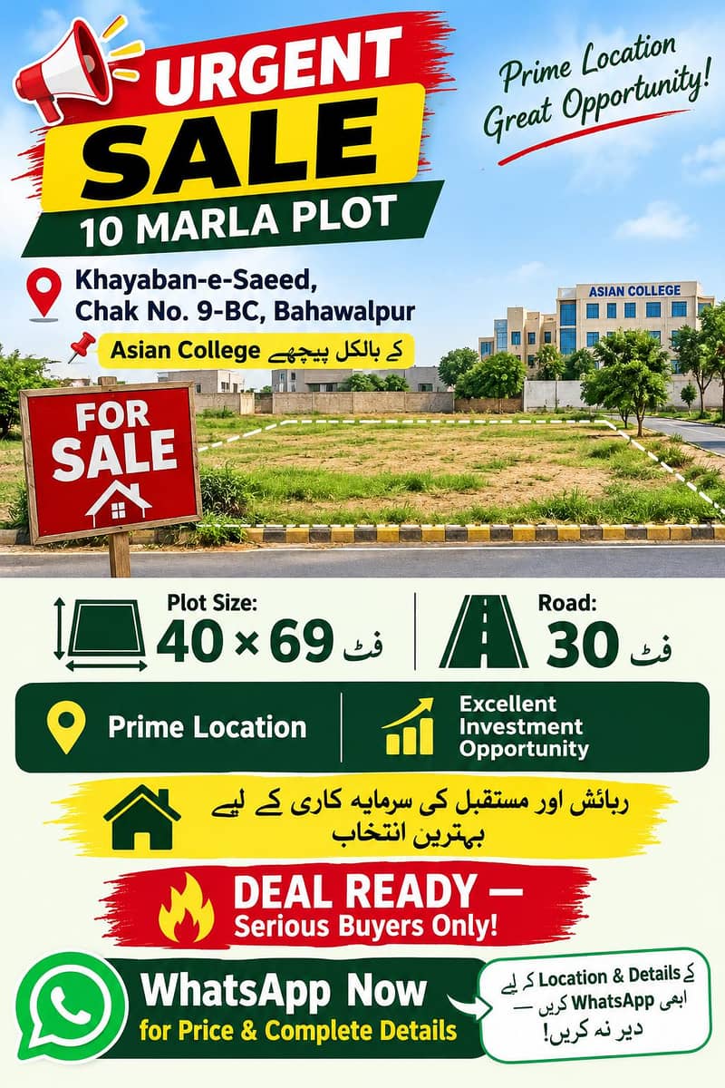 Plot for Sale. 0