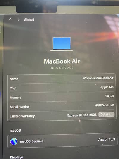 Macbook  m4