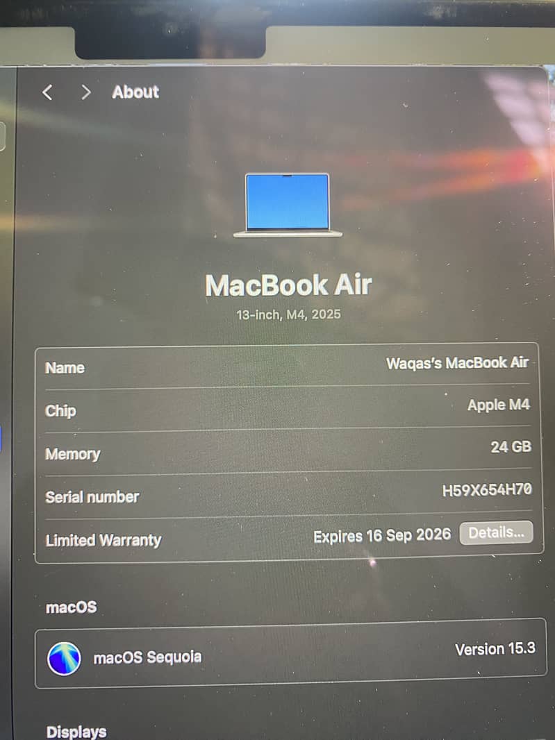 Macbook  m4 0