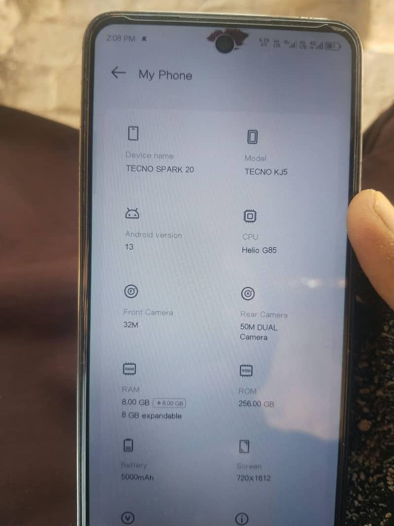 Tecno Spark 20 6