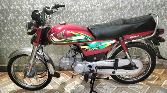 Honda Cd 70 2022 model urjante sale