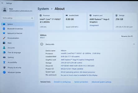 I 7 11 gen processor + 2 gb graphic card dedicated