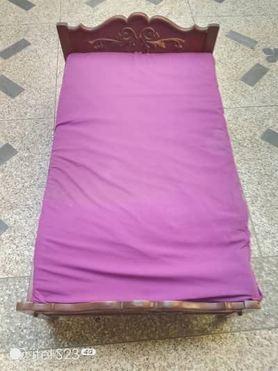 Wooden Kids baby Bed with mattress 03006129006