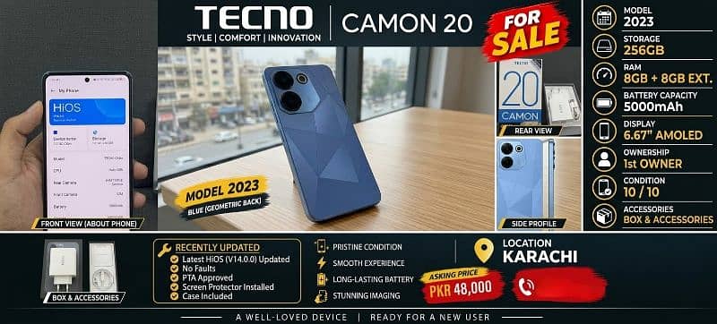 Tecno Camon 20 0
