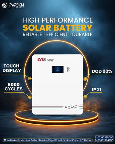 Solar Battery , Eve Energy Battery , All Batteries Are Available