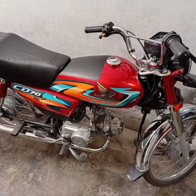 Honda CD 70 2026 model 1 month used like new