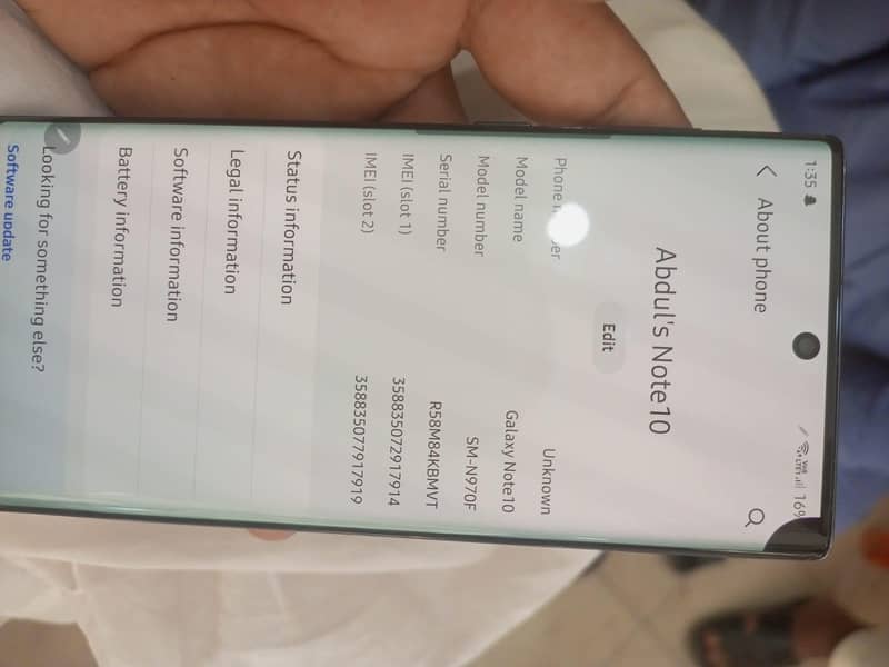 Samsung Mobile Note 10 7