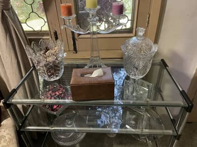 TV/Decor Trolley (All Glass)
