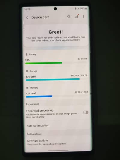 Samsung Mobile Note 20 Ultra 5G Non pta
