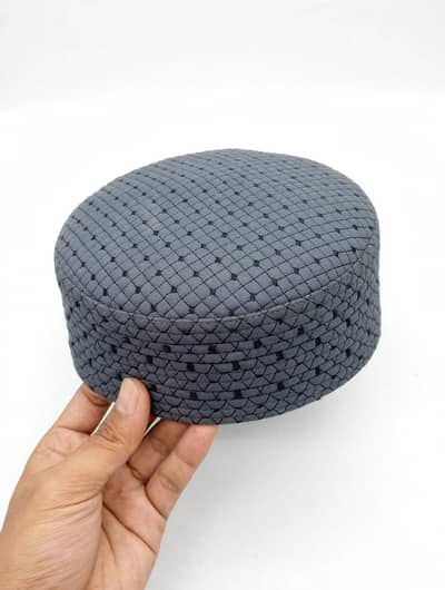 Original Bin Muazz Premium Cap - Gray - Size 56 - New Condition
