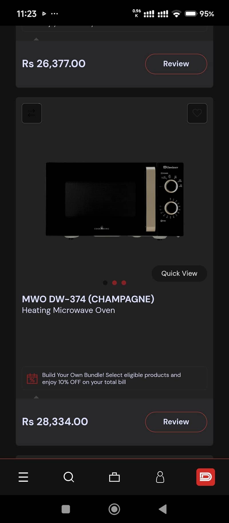 microwave oven 8