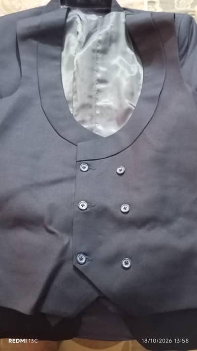 Navy blue coat pant one time used only