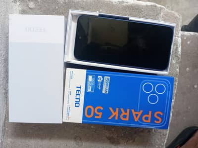 TecnoSpark 50 128GB|18GB RAM7000mAh|50Mp120Hz Display ip64 frelink2.0