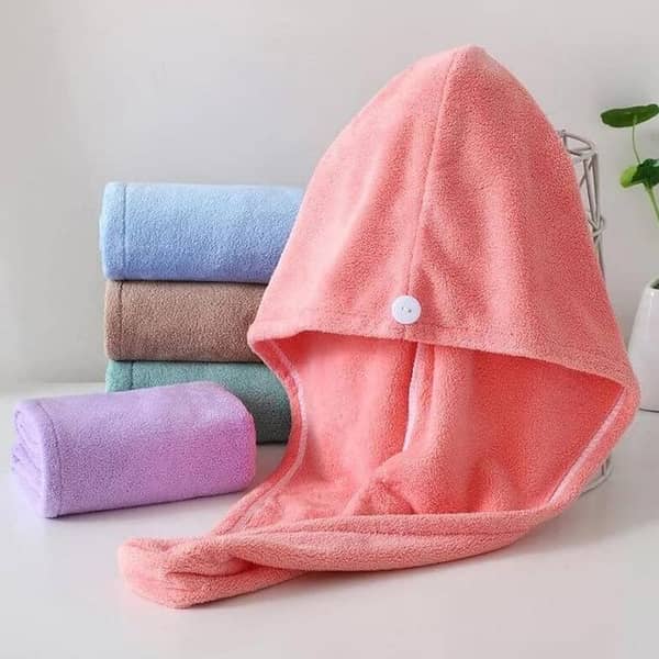 T  Hair-Drying Wrap Towel - 1 PC
