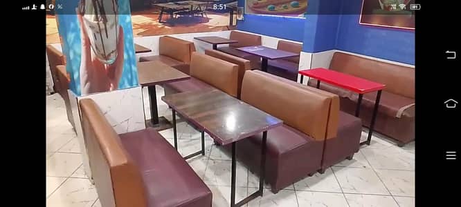 Restaurant sofa