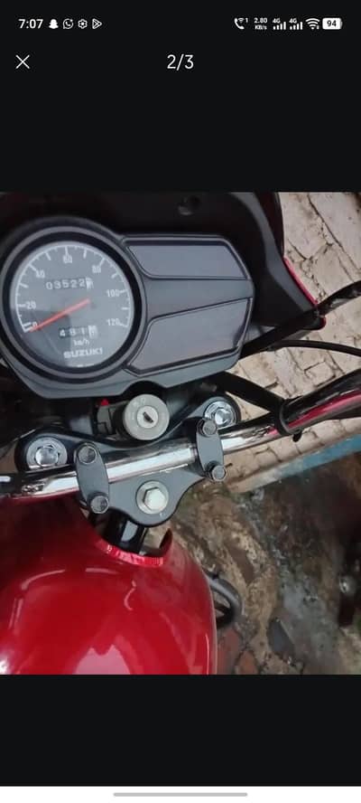 Suzuki Gd 110s Red Colour 10/9.5