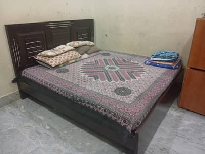 King Size Bed with mattress available for sale