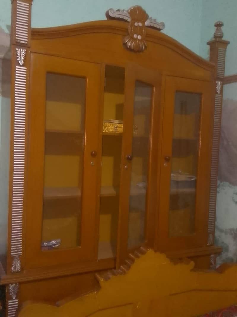 furniture bed with sid table showcases dressing 4