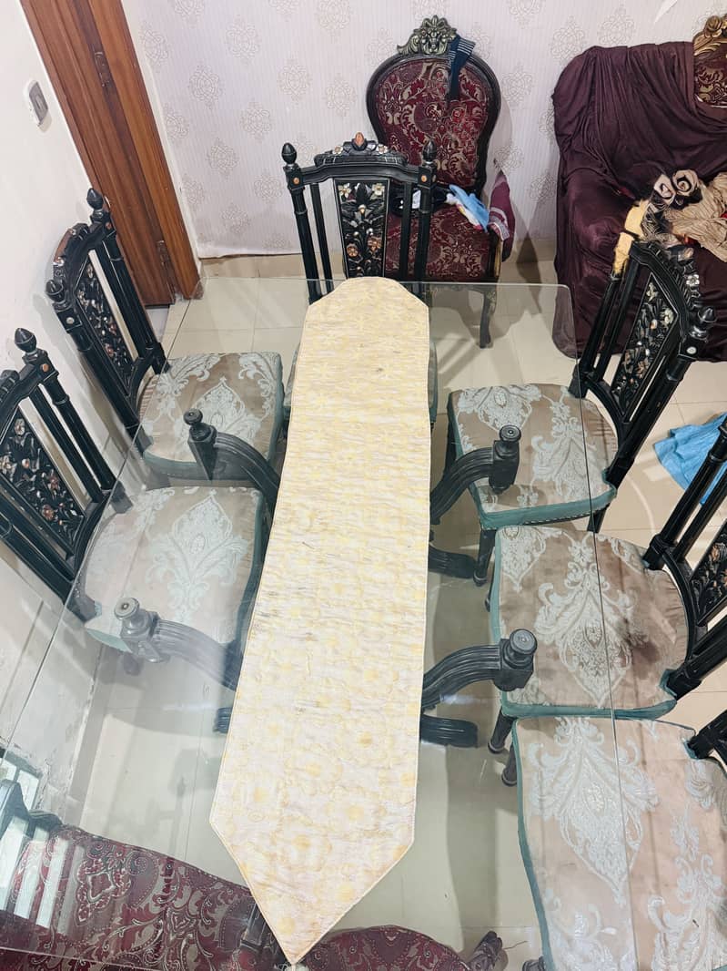 Dining Table with 6 Chairs 5