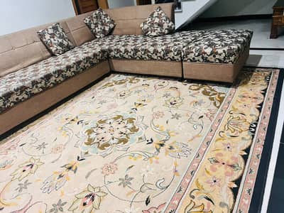 L Shape sofa set for sale