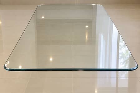 Big size dining table glass