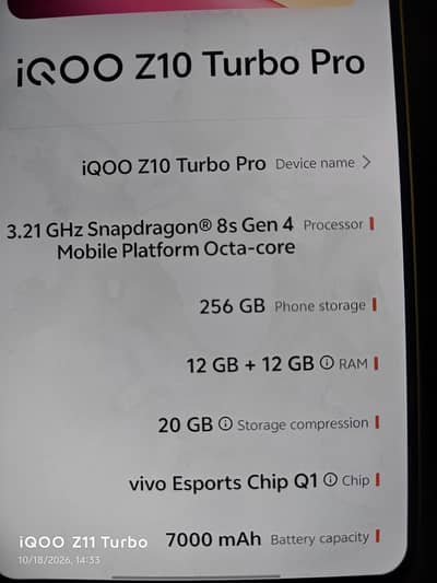 IQOO Z10 TURBO PRO