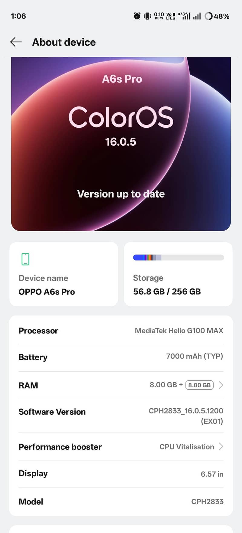 OPPO A6s pro 2