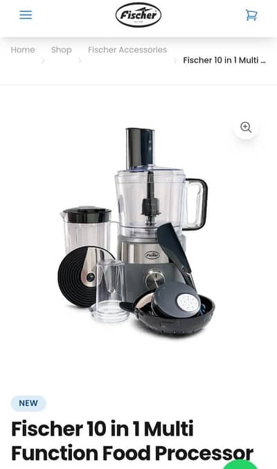 Fischser's Company Model FFB1000 Branded product