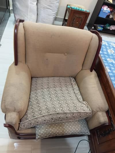 5 seater sofa set used