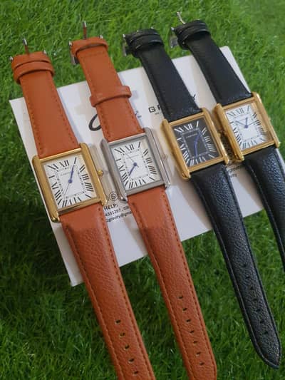 Tank Style Mens Watch - Brand New
