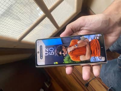 Samsung Mobile Z Fold 5 with box 10 by 9 all ok