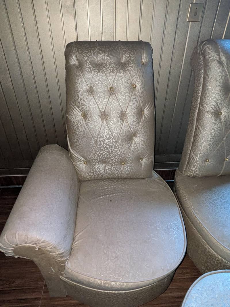 Two chairs and 1 table set 2