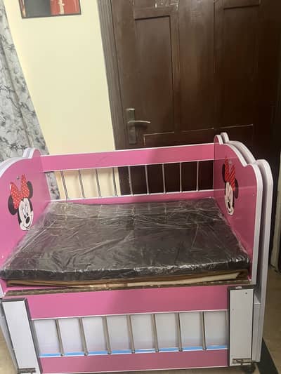 Brand new only used 1 month with matress