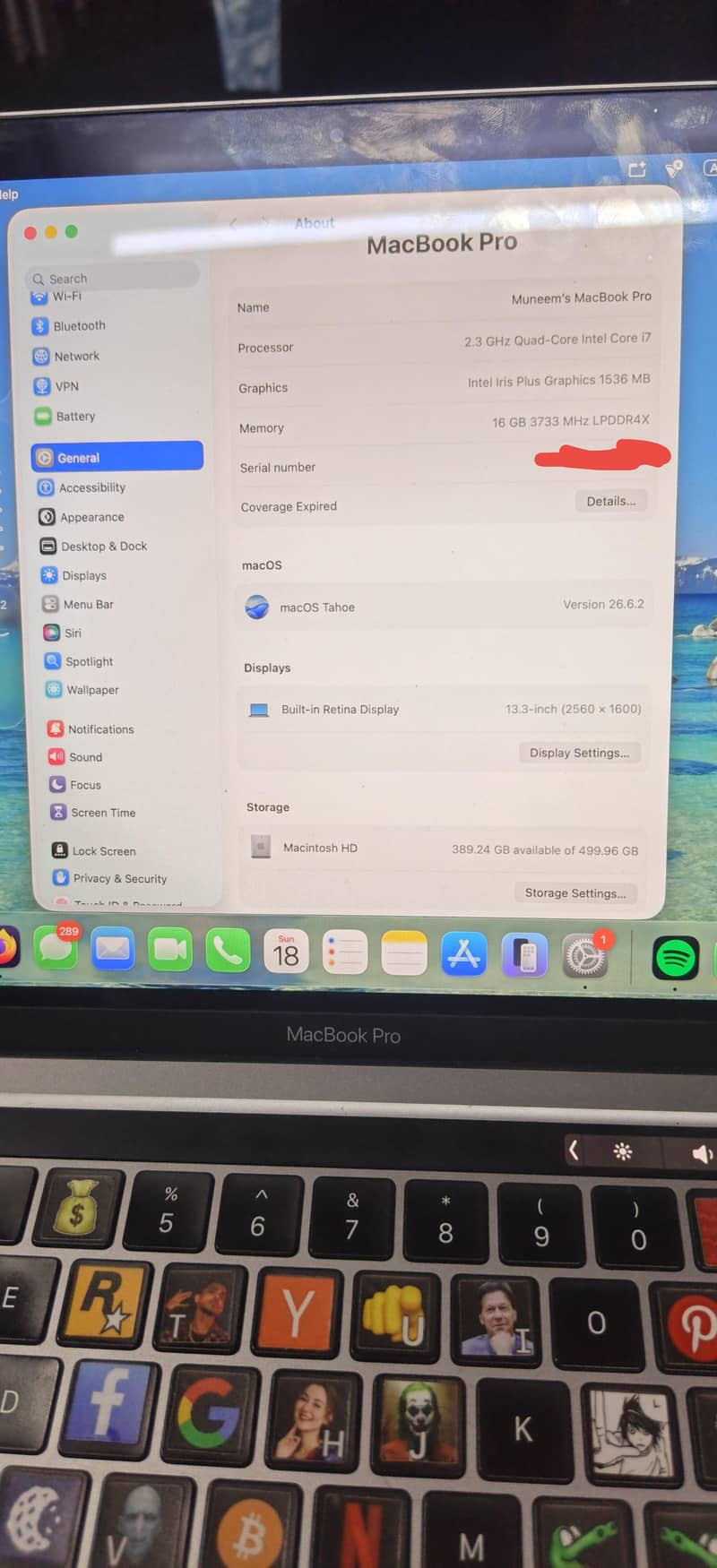 Macbook Pro 2020 6