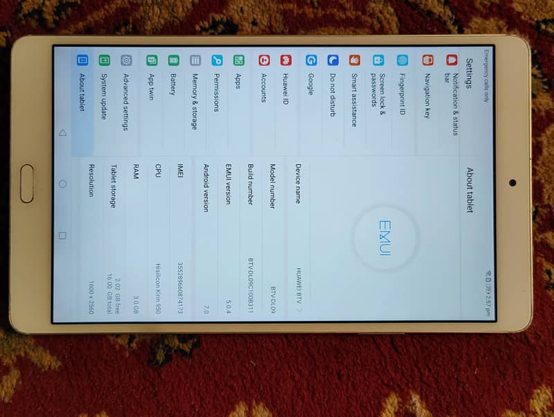 Huawei D. Tab 2