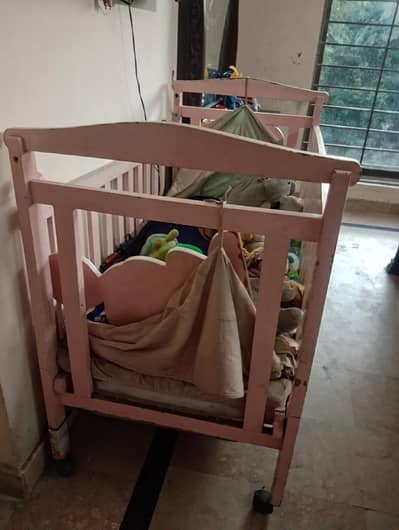 Baby cot wooden