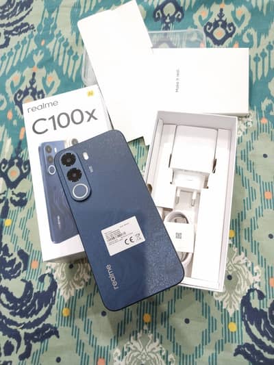 Realme C100x 8/128 – Deep Blue  Box Open Only – Like New