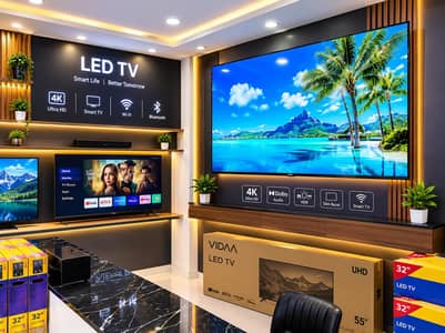 55 inch Samsung, TCL Smart 4k LED TV 3. years warranty O3O882O898O
