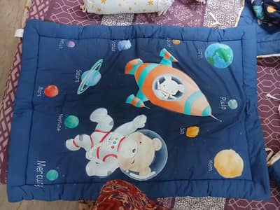 Brand new (sapphire) brand baby cot bedding.