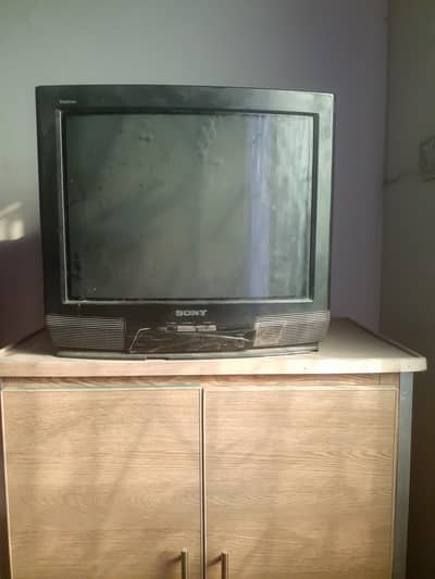 Home used Sony TV Black Colour Working Condition