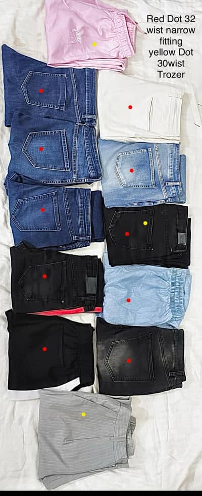 all are branded narrow fit Jeans for men's 32wist