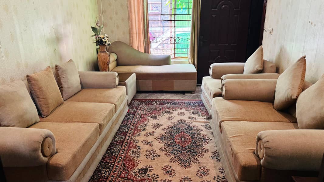 sofa set  with table and Dewan 16