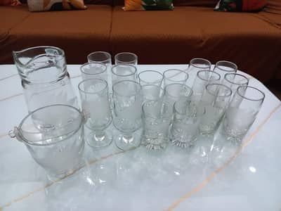 Glass water set