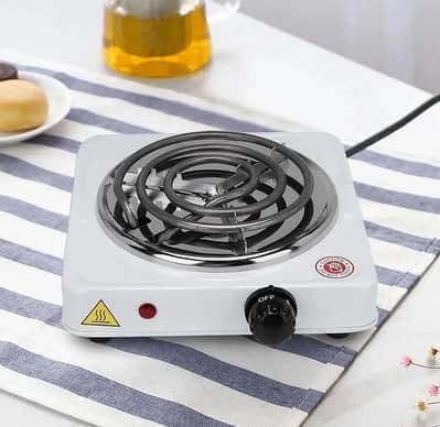 RAF 1000W Compact Electric Stove Hot Plate - Fast Heating Cooking Bur