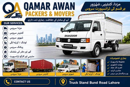shahzoor mazda container loading unloading / mazda for rent / truck