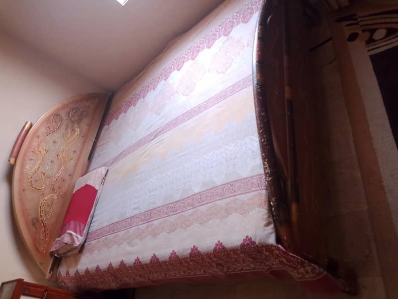 Bed with spring mattress 1