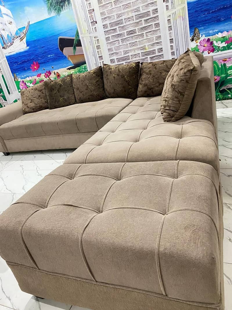 L Shape Sofas Set . 1